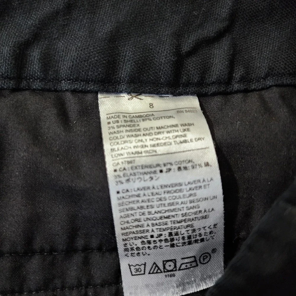 Women's Banana Republic Black Chino‎ Shorts Size 8 – Preppy Style